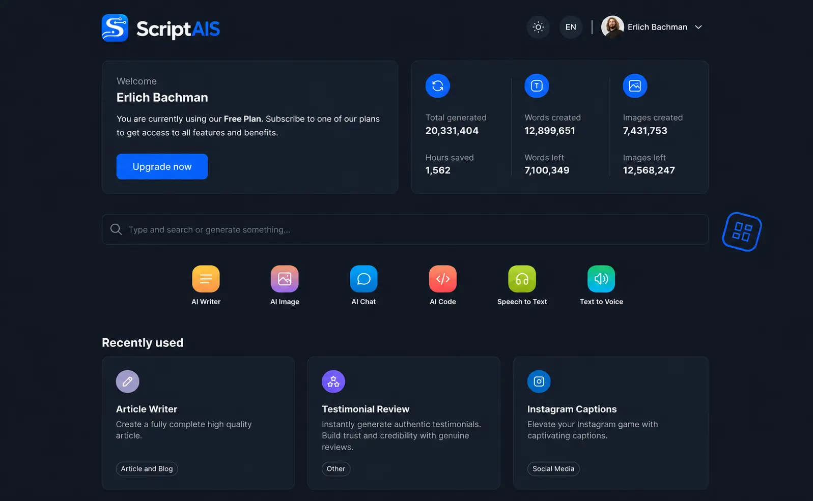 Application preview